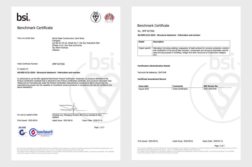 AS/NZS 5131 Certification